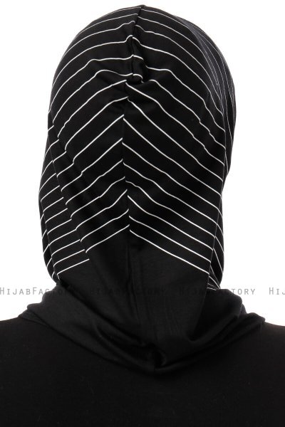 Babe Plain - Svart & Hvit One-Piece Al Amira Hijab