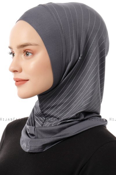 Babe Plain - Mørk Grå One-Piece Al Amira Hijab