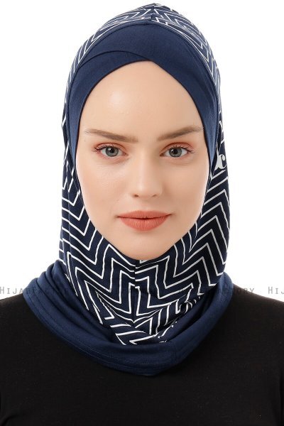 Silva Cross - Marineblå One-Piece Al Amira Hijab