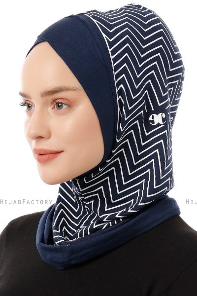 Silva Cross - Marineblå One-Piece Al Amira Hijab