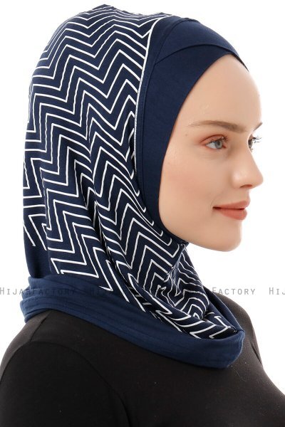 Silva Cross - Marineblå One-Piece Al Amira Hijab