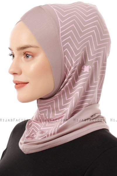 Silva Cross - Steingrå One-Piece Al Amira Hijab
