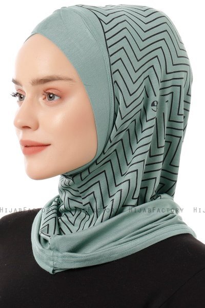 Silva Cross - Grønn One-Piece Al Amira Hijab
