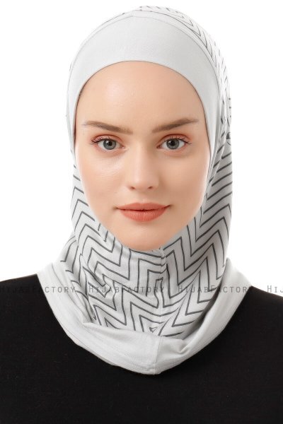 Silva Plain - Lysegrå One-Piece Al Amira Hijab