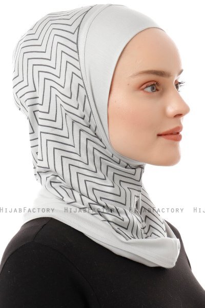 Silva Plain - Lysegrå One-Piece Al Amira Hijab