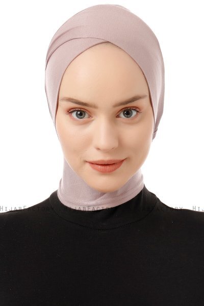 Elnara - Steingrå Cross Hijab Undersjal
