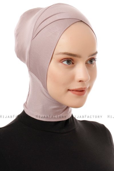 Elnara - Steingrå Cross Hijab Undersjal