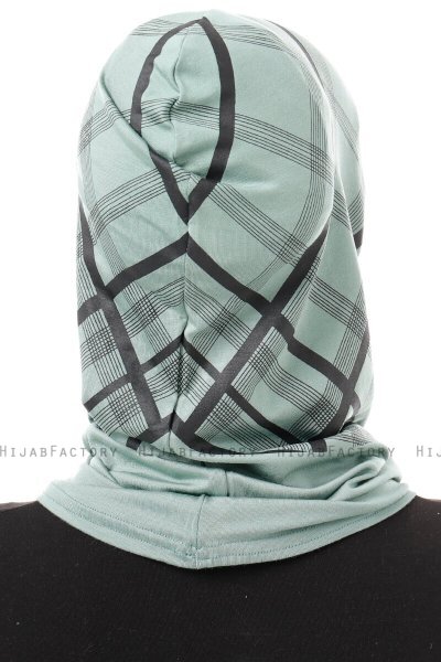 Ekose Plain - Grønn One-Piece Al Amira Hijab