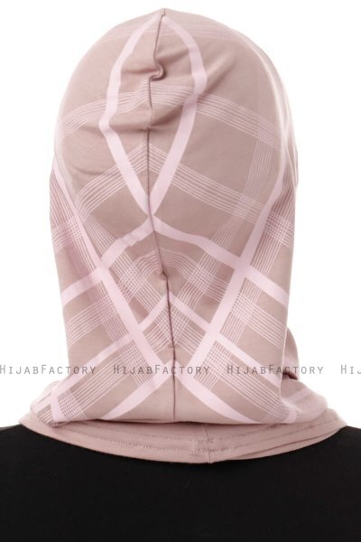 Ekose Cross - Steingrå One-Piece Al Amira Hijab