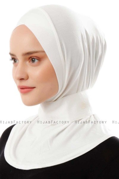 Ceren - Creme Praktisk Viskos Hijab
