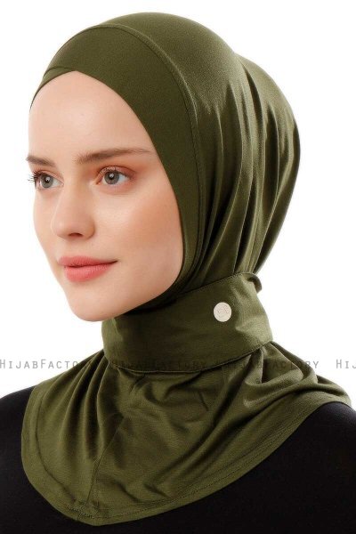 Ceren - Khaki Praktisk Viskos Hijab
