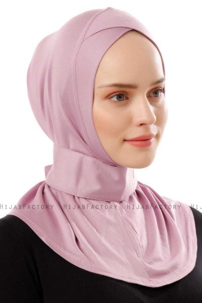 Ceren - Mørk Rosa Praktisk Viskos Hijab
