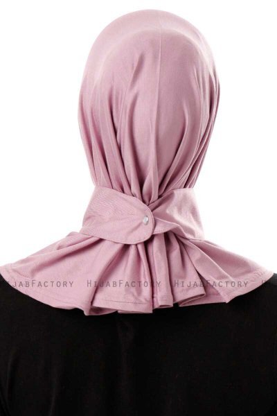 Ceren - Mørk Rosa Praktisk Viskos Hijab