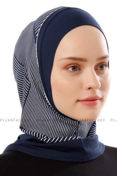 Wind Plain - Marineblå One-Piece Al Amira Hijab