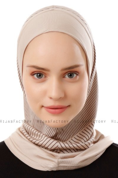 Wind Plain - Lys Taupe One-Piece Al Amira Hijab