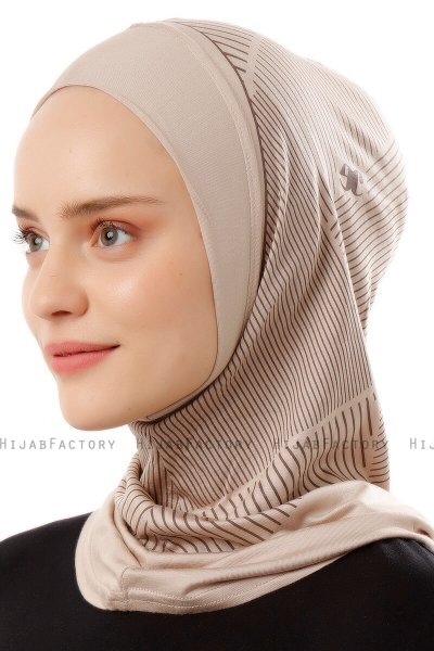 Wind Plain - Lys Taupe One-Piece Al Amira Hijab