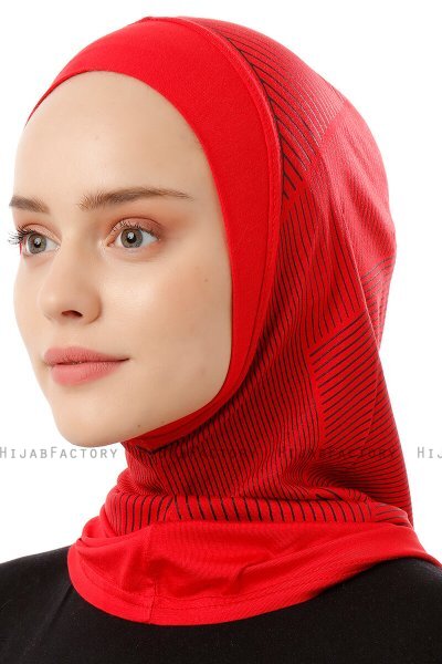 Wind Plain - Rød One-Piece Al Amira Hijab