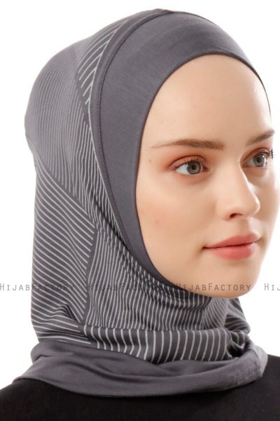 Wind Plain - Mørk Grå One-Piece Al Amira Hijab