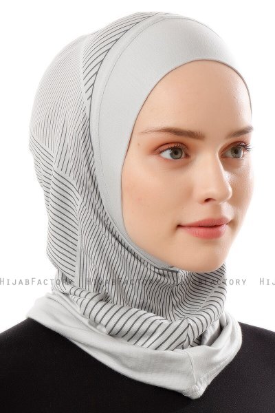 Wind Plain - Lysegrå One-Piece Al Amira Hijab