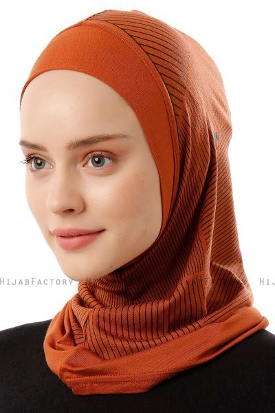 Wind Plain - Mursteinsrød One-Piece Al Amira Hijab