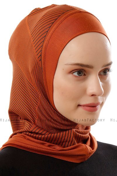 Wind Plain - Mursteinsrød One-Piece Al Amira Hijab