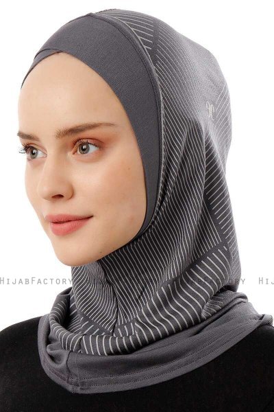 Wind Cross - Mørk Grå One-Piece Al Amira Hijab