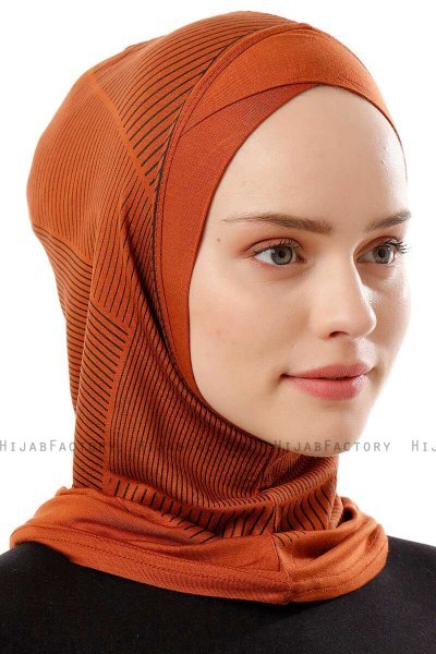Wind Cross - Mursteinsrød One-Piece Al Amira Hijab