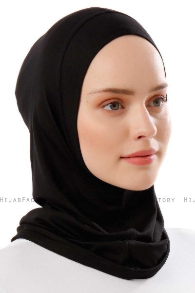 Logo Plain - Svart & Gold One-Piece Al Amira Hijab