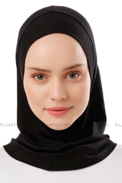 Logo Plain - Svart & Lysegrå One-Piece Al Amira Hijab