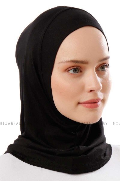 Logo Plain - Svart & Lysegrå One-Piece Al Amira Hijab
