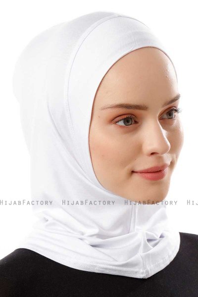 Logo Plain - Hvit One-Piece Al Amira Hijab