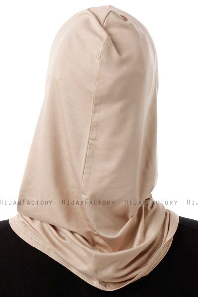 Logo Plain - Lys Taupe One-Piece Al Amira Hijab