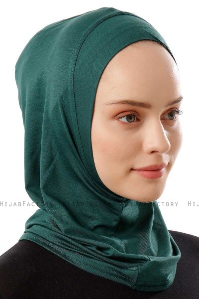 Logo Plain - Mørk Grønn One-Piece Al Amira Hijab