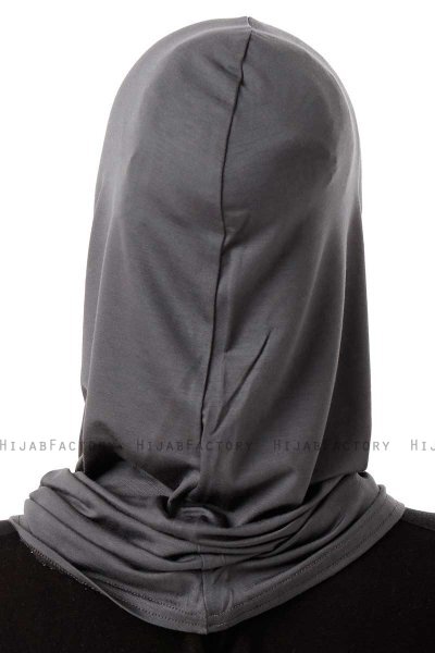 Logo Plain - Mørk Grå One-Piece Al Amira Hijab