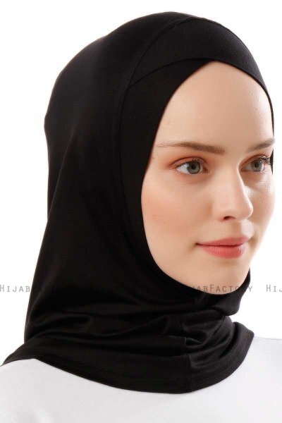 Logo Cross - Svart & Gold One-Piece Al Amira Hijab