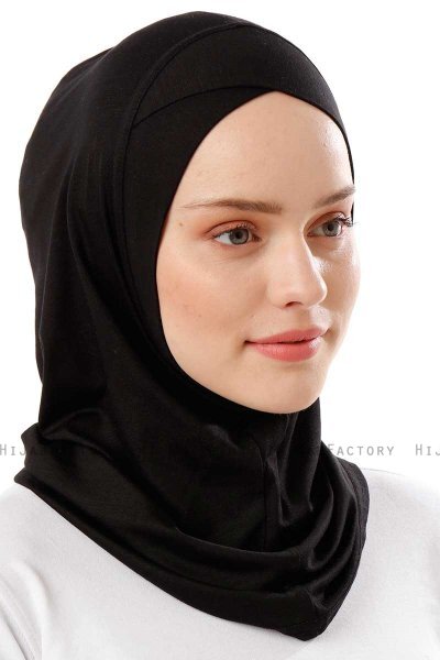 Logo Cross - Svart & Lysegrå One-Piece Al Amira Hijab