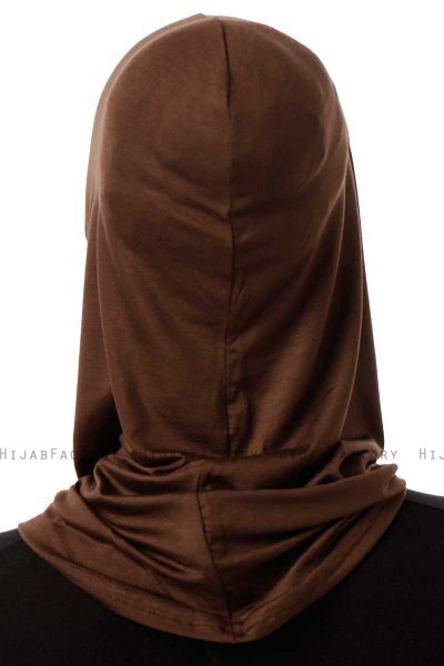 Logo Cross - Brun One-Piece Al Amira Hijab
