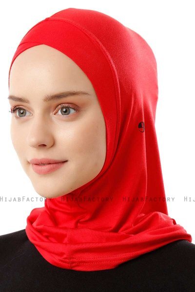 Logo Cross - Rød One-Piece Al Amira Hijab