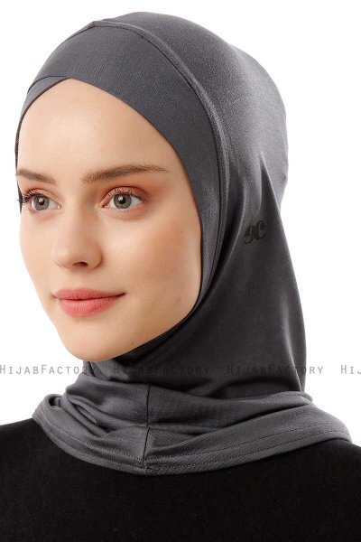 Logo Cross - Mørk Grå One-Piece Al Amira Hijab