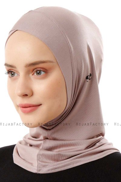 Logo Cross - Steingrå One-Piece Al Amira Hijab