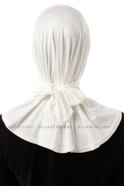 Sportif Plain - Creme Praktisk Viskos Hijab