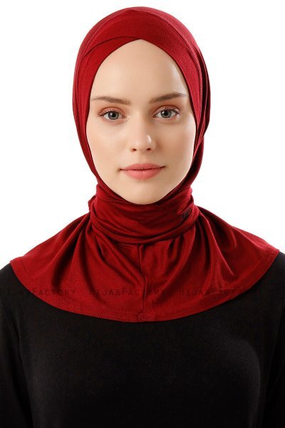 Sportif Cross - Bordeaux Praktisk Viskos Hijab