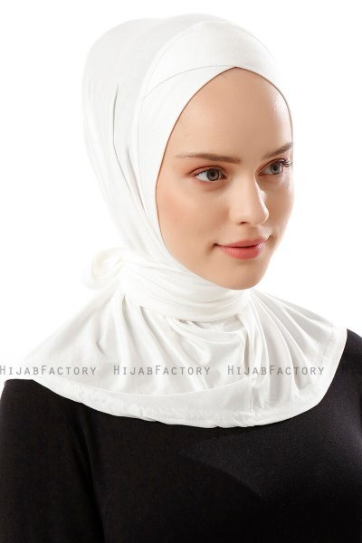 Sportif Cross - Creme Praktisk Viskos Hijab