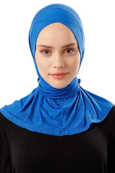 Sportif Cross - Blå Praktisk Viskos Hijab
