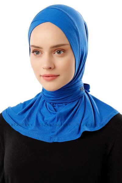 Sportif Cross - Blå Praktisk Viskos Hijab