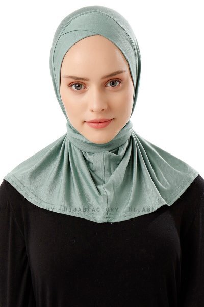 Sportif Cross - Grønn Praktisk Viskos Hijab