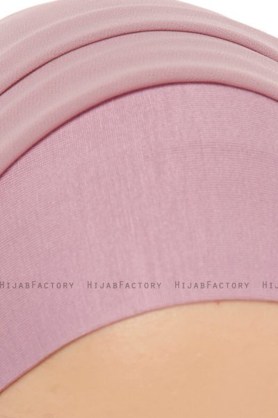 Alara Plain - Lilla One Piece Chiffon Hijab