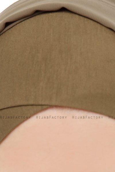 Alara Cross - Olivengrønn One Piece Chiffon Hijab