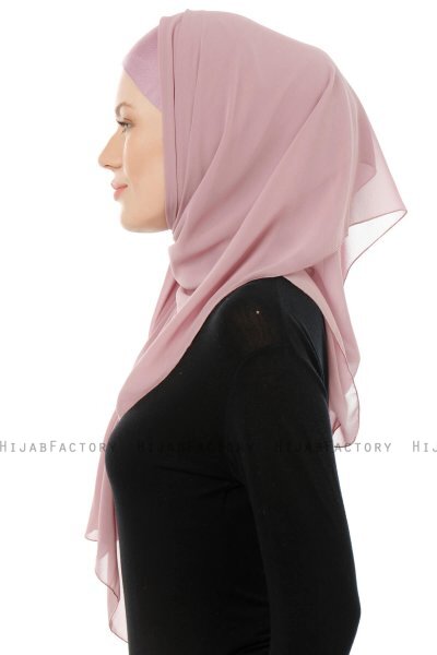 Alara Cross - Lilla One Piece Chiffon Hijab