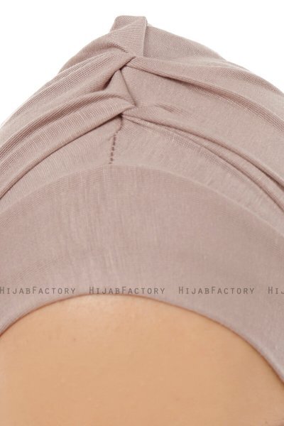 Isra Plain - Steingrå One-Piece Viskos Hijab